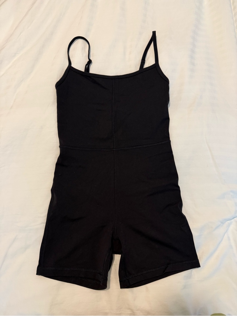 Aritzia - Wilfred Black Athletic Romper with Adjustable Straps
